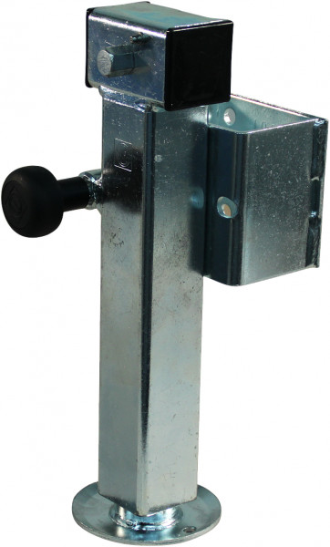 Steunpoot wegklapbaar SF60-D85-met zeskant SW19 en adapter ⧄60mm 1300kg verzinkt 240mm 415mm