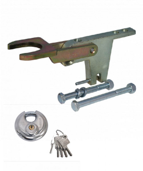 Fixed lock A60 ongekeurd ongeremde kogelkoppelingen 2x verticaal M12