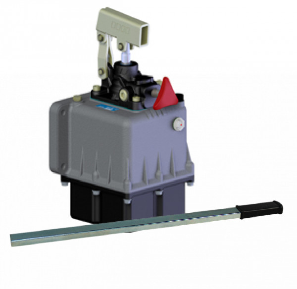 Handpomp PMS45 handpomp 3L reservoir 45cm³ dubbel werkend aluminium / kunststof cilinder enkelwerkend