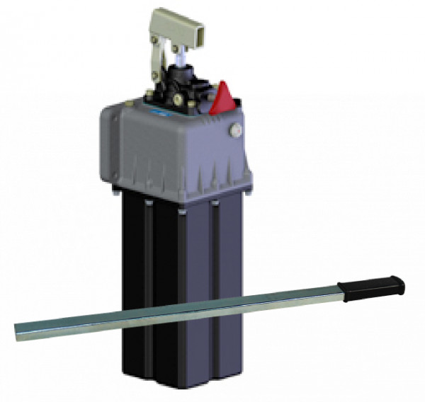 Handpomp PMS45 handpomp 7L reservoir 45cm³ dubbel werkend kunststof cilinder enkelwerkend