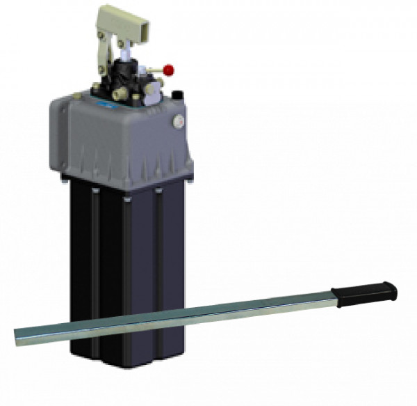 Handpomp PMI25 handpomp 7L reservoir 25cm³ dubbel werkend kunststof cilinder dubbelwerkend