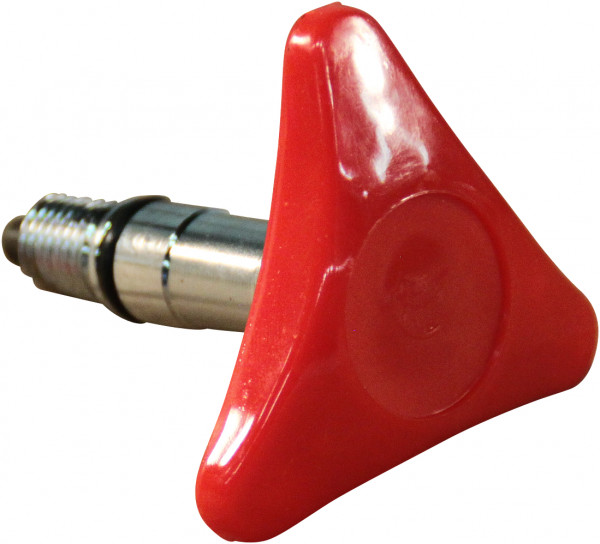 Draaiknop rood Fulcro handpomp PMS 12-25-45