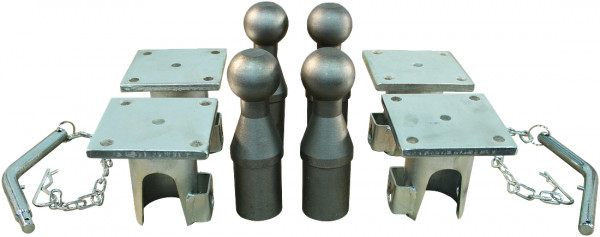 Kipperscharnierset , 3-zijdig 3500kg