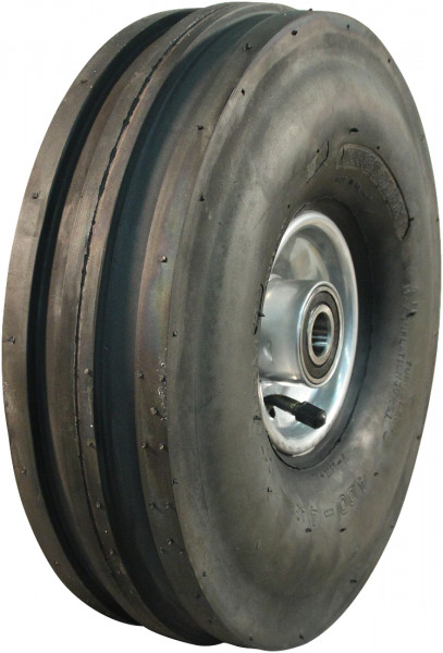 Luchtband + wiel 4.00-4 V-8502 4PR + 2.10x4H2 ET0 NL75 staal grijs