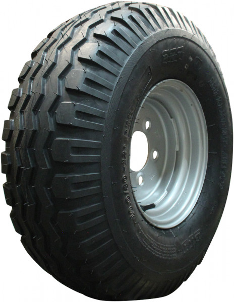 Luchtband + wiel 10.0/75-15.3 AW-909 14PR + 9.00x15.3 ET-5 161/205/6 130 A8 staal grijs