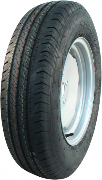 Luchtband + wiel 185/70 R13 R701 M+S + 4½Jx13H2 ET30 57/100/4 86 N staal grijs