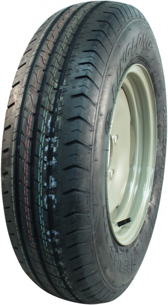 Luchtband + wiel 195 R14C R701 M+S + 5Jx14H2 ET0 94/140/5 106/104 N staal grijs