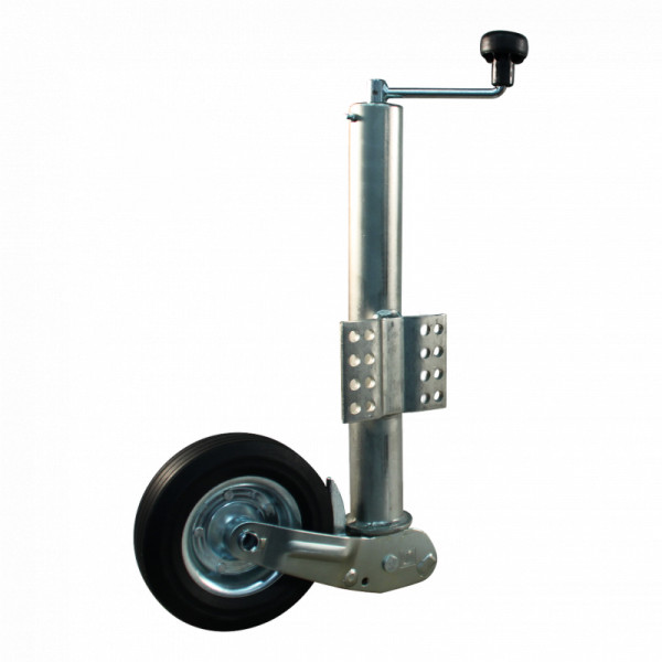 Steunwiel automatisch opklapbaar 200x60mm Ø60 stalen velg