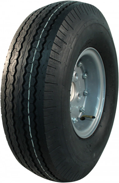 Luchtband + wiel 6.00-9 HF-219 10PR + 4.00E-9 ET0 94/140/5 94 M staal grijs