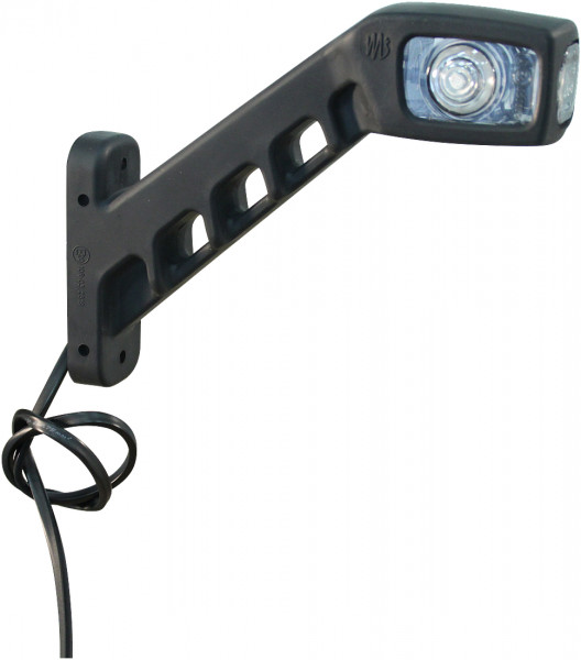 Contourlamp 238P/W48 rood / wit / oranje, rechts, 220mm, 2x0,75mm2