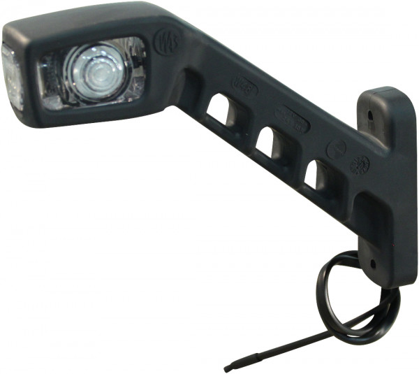 Contourlamp 238L/W48 wit, links 220mm, 2x0,75mm2