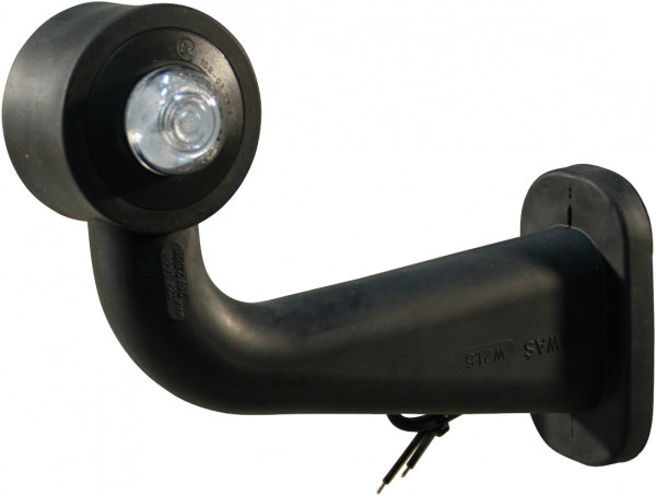 Contourlamp 138L / W21.5 rood / wit, links 180mm, 2x075mm2