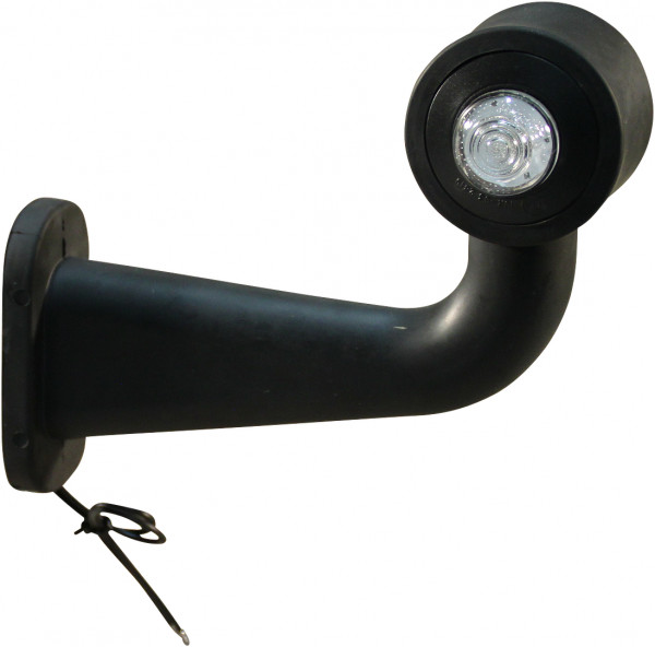 Contourlamp 138P / W21.5 rood / wit, rechts, 180mm, 2x075mm2