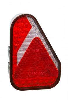 Achterlicht Earpoint LED 12-24V rechts 0.8m kabel 7 x 1mm² 5p bajonet groen