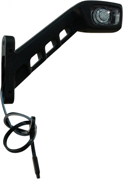 Contourlamp 238P/W48 rood / wit / oranje, rechts, DC kabel 500mm., 2x0,75mm²