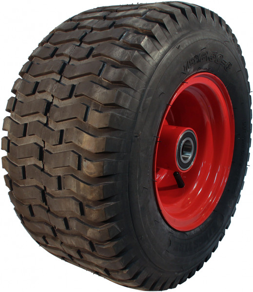 Luchtband + wiel 18x8.50-8 V-3501 6PR + 7.00Bx8H2 ET0 NL150 A3 staal rood