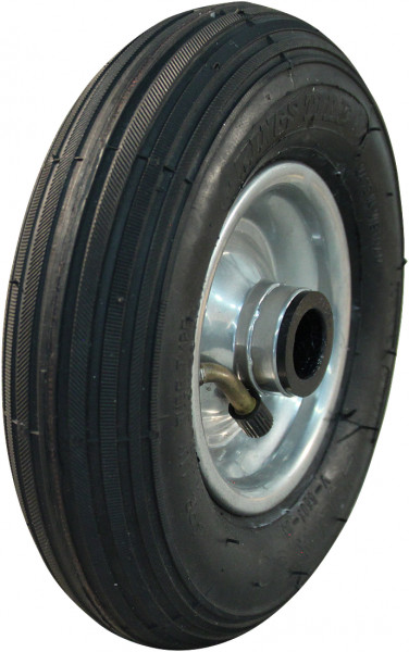 Luchtband + wiel 200x50 V-5501 4PR + 1.25x3.8  (200x50) ET0 NL60 staal grijs