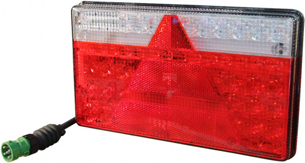 Achterlicht Multiled II rechts 5 PIN's bajonet green + 0.5m kabel, 5 x 1mm²