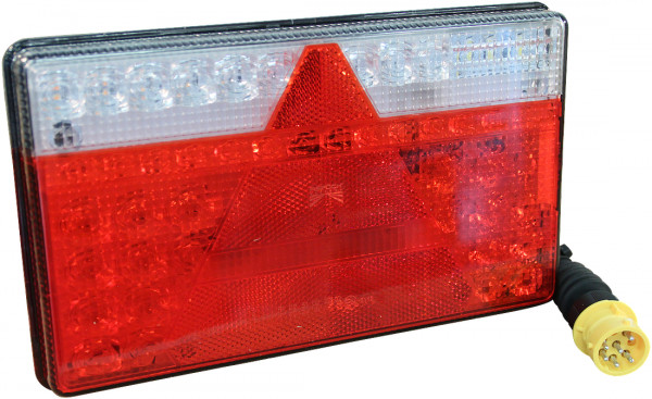 Achterlicht LED Multiled II links 0.5m kabel, 8 x 1mm² 8p bajonet geel