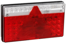 Achterlicht LED Multiled II rechts 8 PIN's bajonet green + 0.5m kabel, 8 x 1mm² kentekenlicht