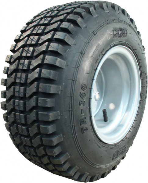 Luchtband + wiel 18x7.00-8 TR-360 6PR + 5.50x8H2 ET-2 60/100/4 76 A6 staal grijs