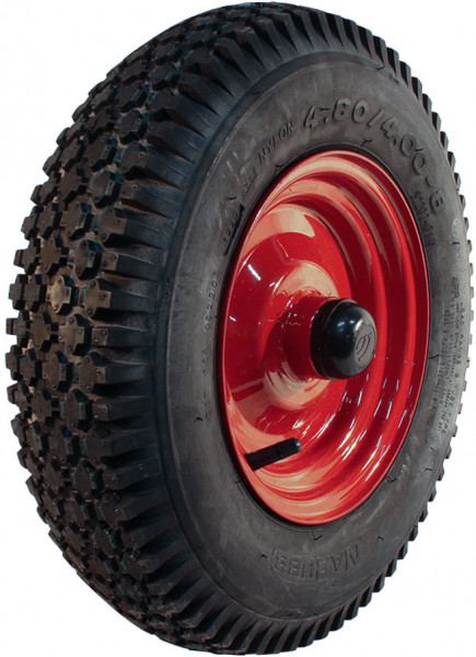 Luchtband + wiel 4.80/4.00-8 S-2202 4PR + 2.50x8H2 ET-8 NL88 A3 staal rood