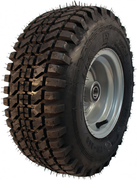 Luchtband + wiel 18x7.00-8 TR-360 6PR 5.50Ax8H2 ET0 NL90 76 A6 staal grijs