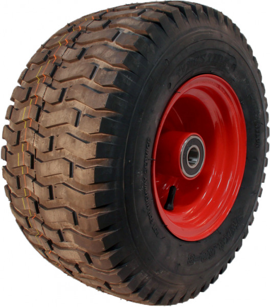 Luchtband + wiel 18x8.50-8 V-3501 4PR 7.00Bx8H2 ET0 NL150 A3 staal rood