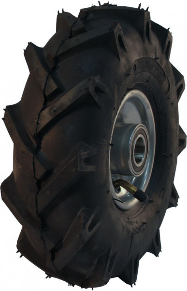 Luchtband + wiel 4.00-4 V-8803 4PR + 2.10-4H2 ET0 kogellager Ø25 NL75 staal grijs