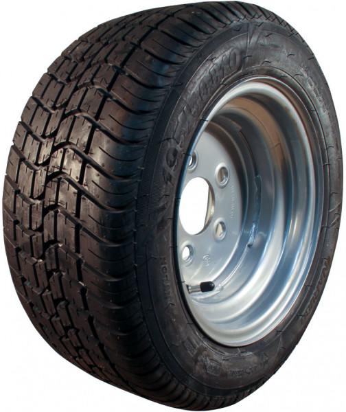 Luchtband + wiel 195/50 B10 (18x8.00-10) S-6502 10PR + 6.00Ix10H2 ET-4 66,5/112/5 98 N staal grijs