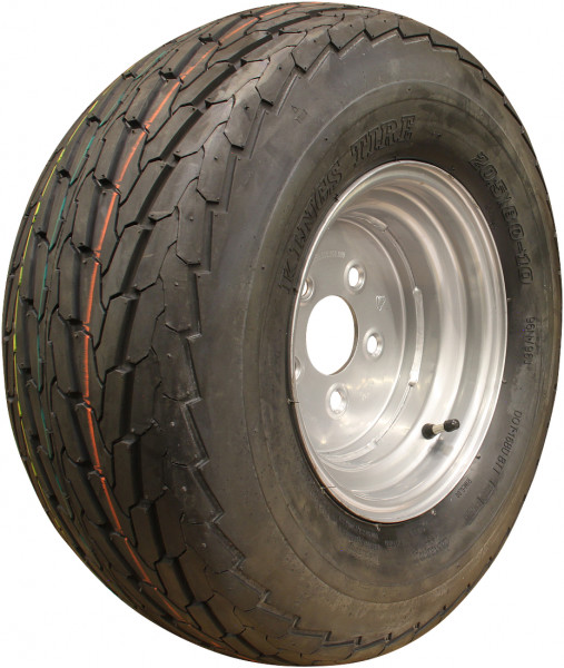 Luchtband + wiel 20.5x8.0-10 KT-705 10PR + 6.00Ix10H2 ET-4 66,5/112/5 98/96 N staal grijs