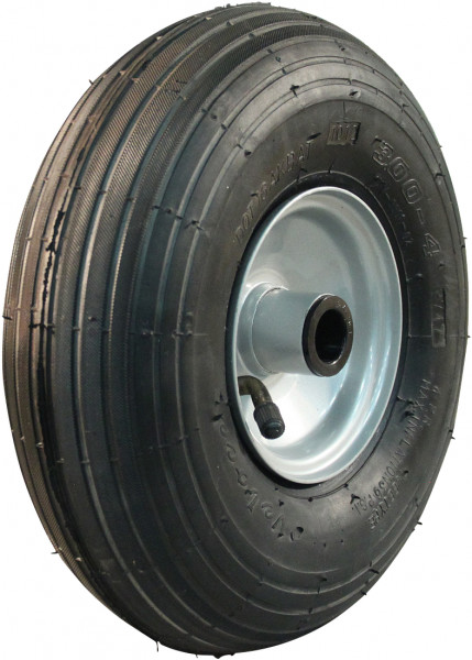 Luchtband + wiel 2.50-4 V-5501 4PR + 2.10x4H2 ET0 rollager Ø20 NL69 staal grijs