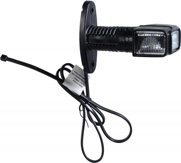 Contourlamp rechts Superpoint 4 LED "kort", rood / wit / oranje 1.0m DC kabel