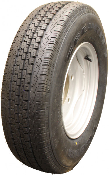 Luchtband + wiel 215 R14C TR-603 M+S 8PR + 6Jx14H2 ET-5 161/205/6 116/112 N staal grijs