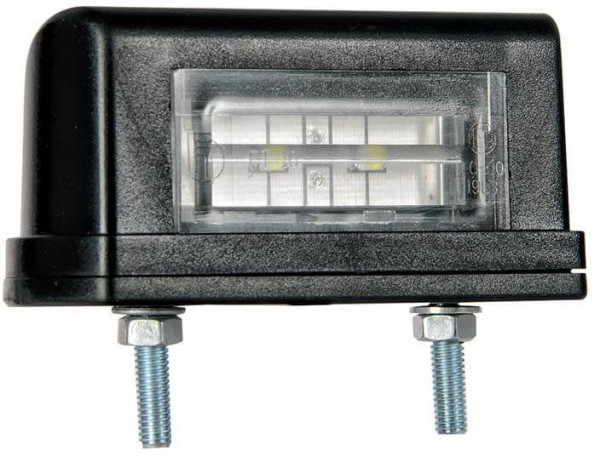 Kentekenlamp LED 12/24 V 83 x 40 x 30mm 50cm kabel 45mm  CE, ECE-R10 / R7 / R4 wit