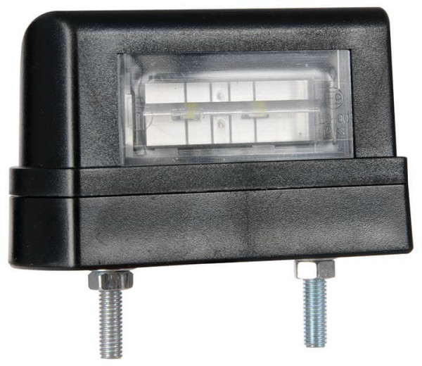 Kentekenlamp LED 12/24 V 83 x 50 x 30mm 50cm kabel 45mm  CE, ECE-R10 / R7 / R4 wit