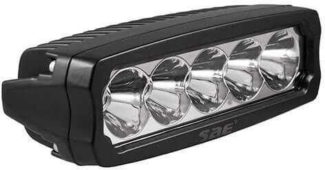 Werklamp IP68 5 x 3 Watt Epistar LED's 400mm kabel met Deutsch-connector 9/36 V 15 Watt 1500 139 x 45 x 71mm Combistraler Bij 12 Volt / 1,17A Bij 24 V