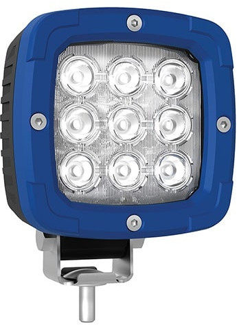 Werklamp IP68 9 x 3,75 Watt Cree LED's kabel 1m 12/55 V 35 Watt 2800lm 100 x 100 x 74mm ECE-R23 Driving Beam Bij 12 Volt / 7,32A Bij 24 Volt / 3,25A C