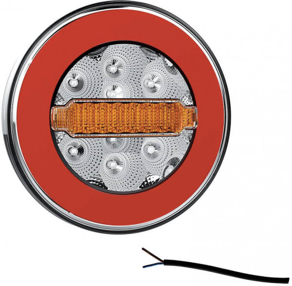 Achterlicht 100cm LED links of rechts (universeel) kabel remlicht knipperlicht    neon-achterlicht  IP68 12/24 V Lavaflow