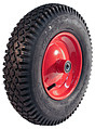Luchtband + wiel 4.80/4.00-8 S-2202 4PR + 2.50Ax8 ET0 NL106 A3 staal rood