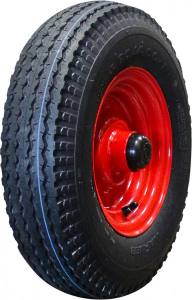 Luchtband + wiel 4.80/4.00-8 S-6003 6PR + 3.00Dx8H2 ET0 NL88 71 M staal rood