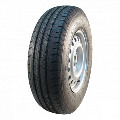 Luchtband + wiel 185 R14C R701 M+S + 5½Jx14H2 ET30 66,5/112/5 104/102 N staal grijs