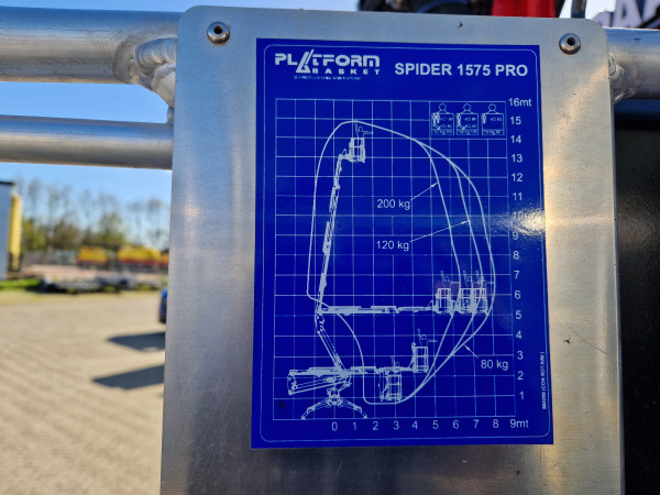 Platform Basket Spinhoogwerker incl aanhanger