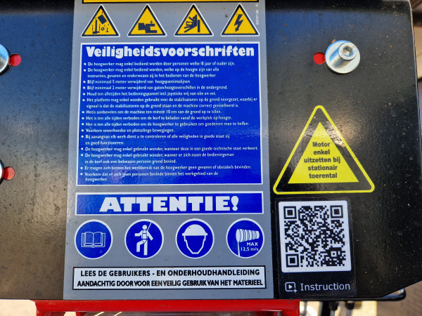 Platform Basket Spinhoogwerker incl aanhanger