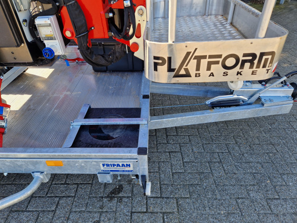 Platform Basket Spinhoogwerker incl aanhanger