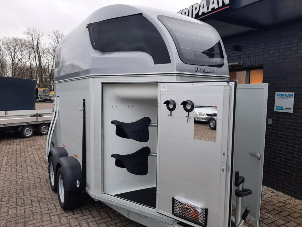 Sirius | S75 met Zadelkamer | Alu/Grijs | 2 paards