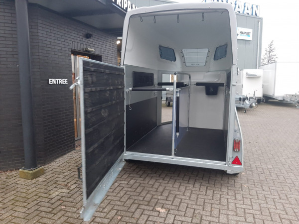 Sirius | S75 met Zadelkamer | Alu/Grijs | 2 paards