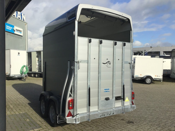 Sirius | S80 met Zadelkamer | Alu/Grijs | 2 paards