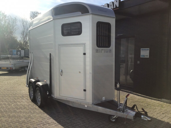 Sirius | S80 met Zadelkamer | Alu/Grijs | 2 paards