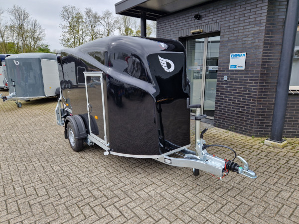 Gesloten wagen Debon Cargo | Met zijdeur | Zwart